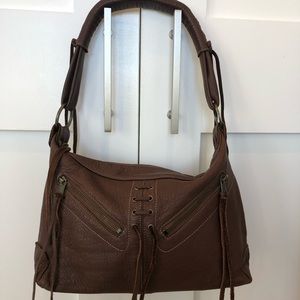 Carla Mancini Italian pebbled leather bag